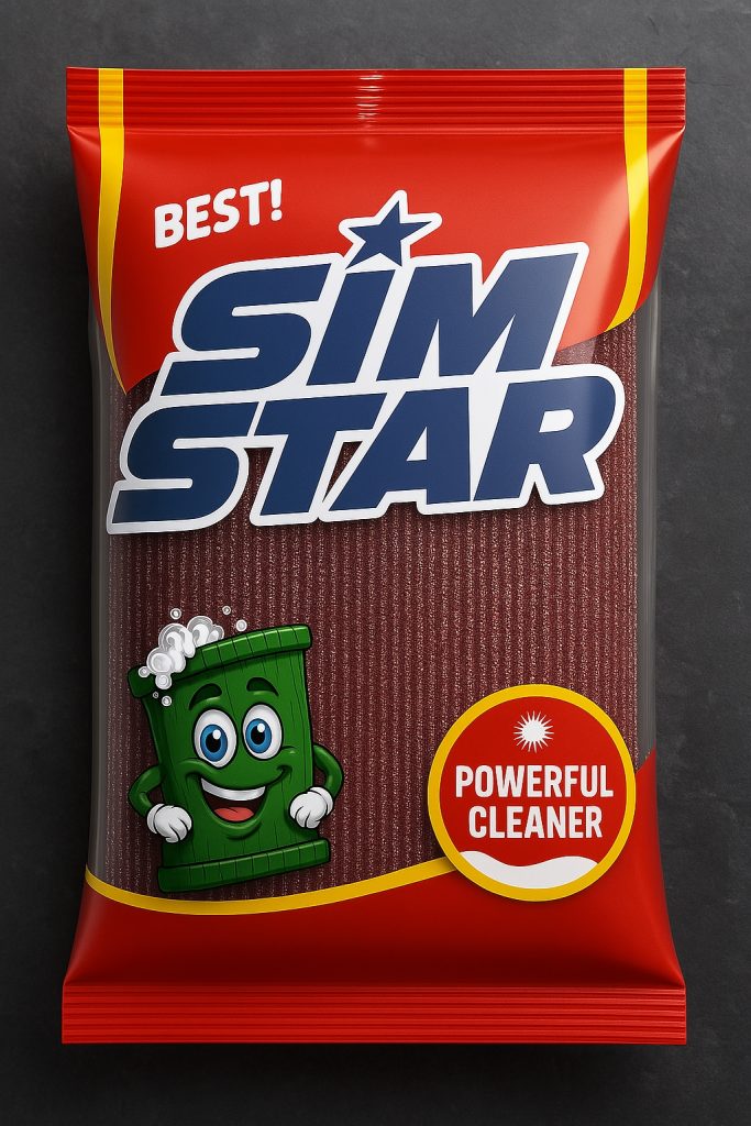 اسکاج سیم استار بسته بندی ماشینی