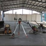 بتن ریزی کف با ماله پروانه ای