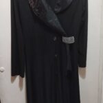 مانتو مجلسی مشکی اصلا استفاده نشده