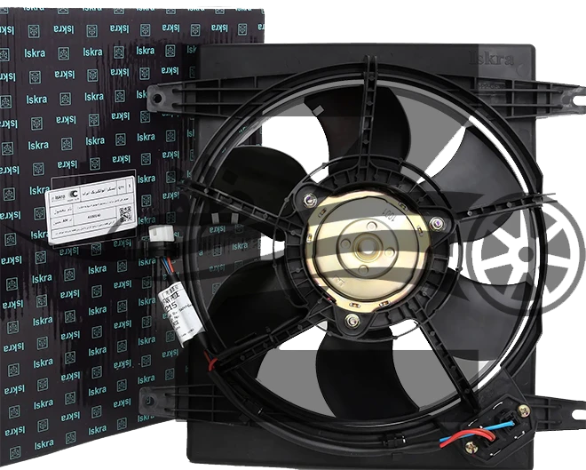 مجموعه موتور فن کامل پراید ، کوئیک ، تیبا ، ساینا برند کروز (ایسکرا)