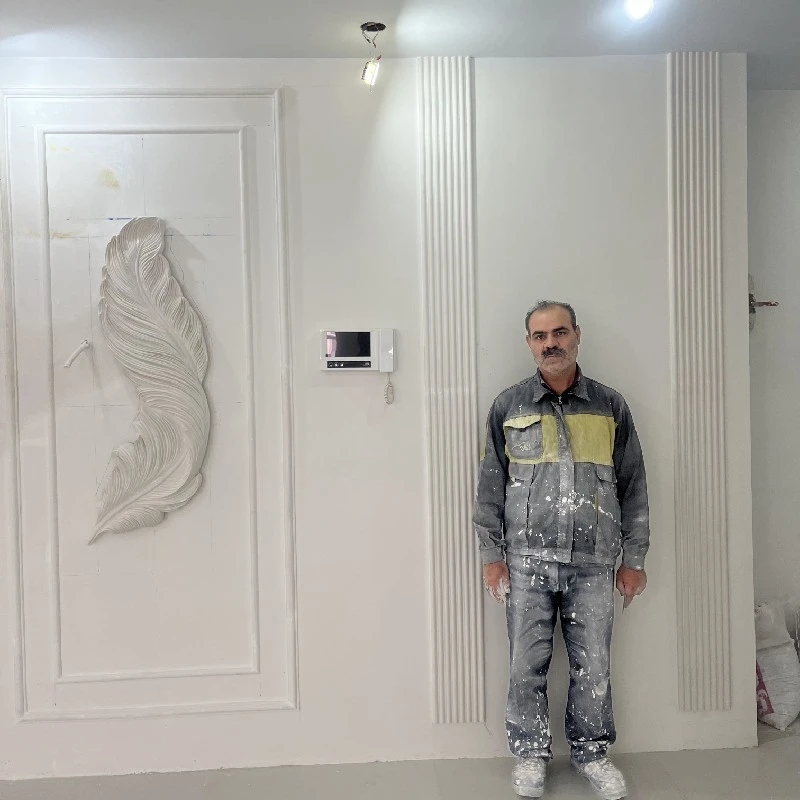 گچبری شیردل گچبری اتاق خواب گچبری ساده گچبری سقف گچکاری پتینه کناف گچبری پیش ساخته قاب بندی