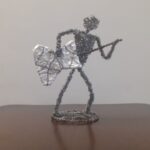 آموزش و فروش مجسمه سیمی مفتولی